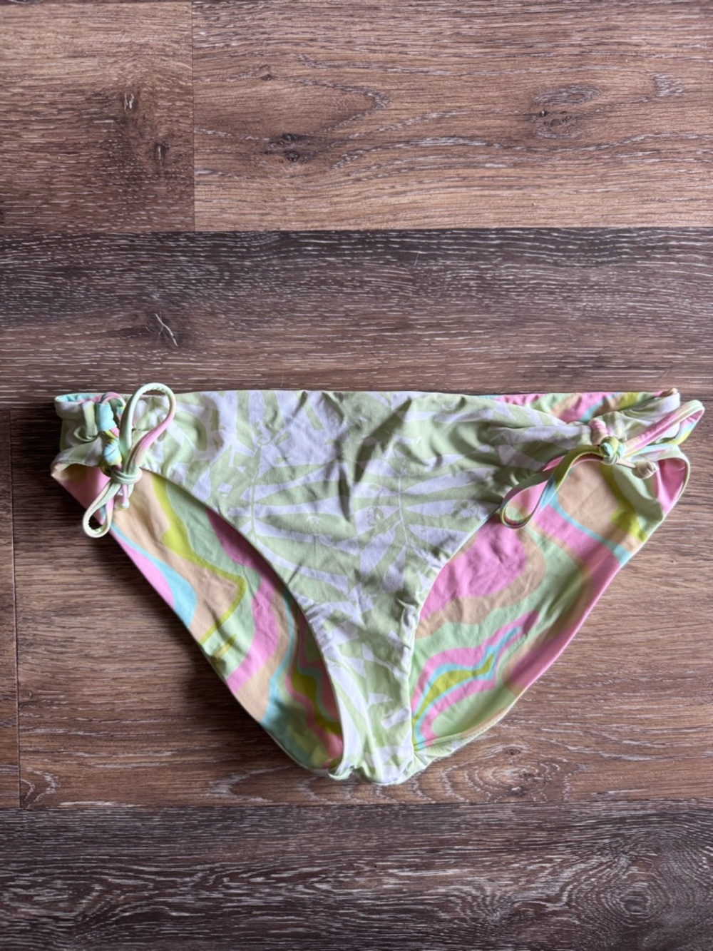 🏝️Roxy Multicolor Wavy Print Bikini Bottoms Reversible☀️